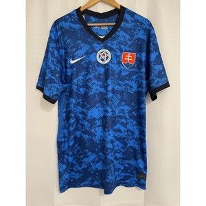Nike 2020 Slovakia Dri-Fit Jersey Blue Futbol Soccer XXL Slovensky Futbalovy SFZ